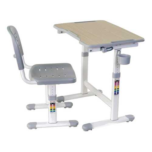 Парта со стулом Fun Desk PICCOLINO II Grey (серый) в ИКЕА