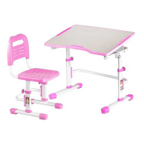 Парта со стулом Fun Desk Vivo 2, Pink в ИКЕА