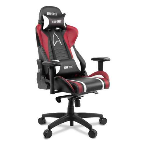 Игровое кресло Arozzi Gaming Chair - Star Trek Edition/Экокожа черная/красная/белая в ИКЕА