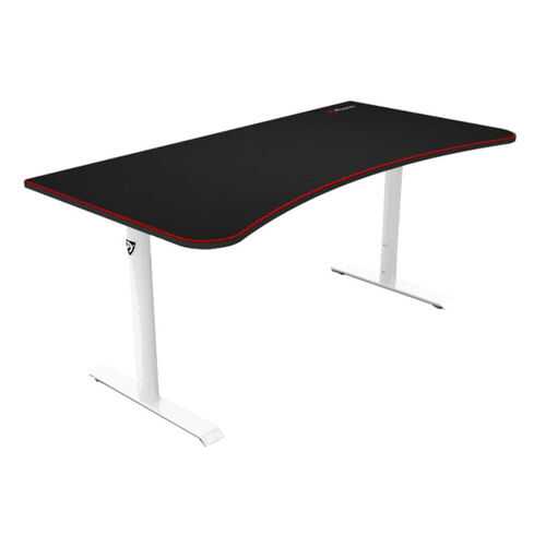 Компьютерный стол Arozzi Arena Gaming Desk/Черный МДФ/Белый металл в ИКЕА