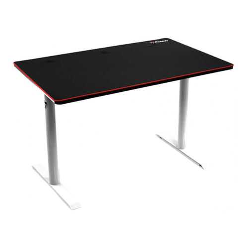 Компьютерный стол Arozzi Arena Leggero Gaming Desk/Черный МДФ/Белый металл в ИКЕА