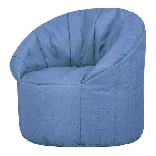 Кресло бескаркасное Папа Пуф Club Chair Blue, размер XL, рогожка, синий в ИКЕА