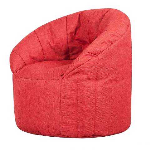 Кресло бескаркасное Папа Пуф Club Chair Red, размер XL, рогожка, красный в ИКЕА