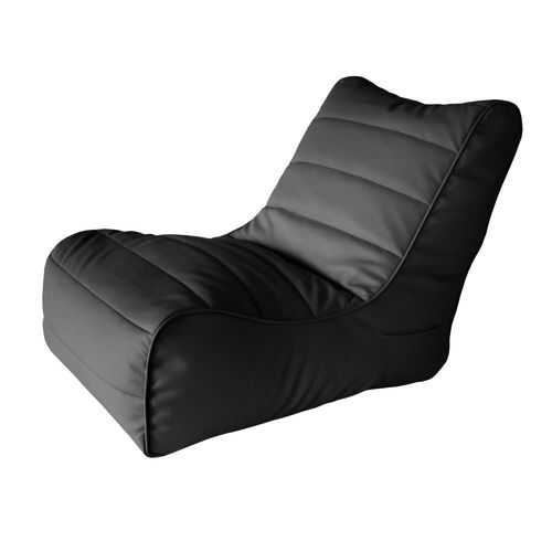 Кресло бескаркасное Папа Пуф Soft Lounger Black, размер XL, экокожа, черный в ИКЕА