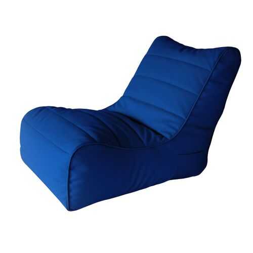 Кресло бескаркасное Папа Пуф Soft Lounger Blue, размер XL, экокожа, синий в ИКЕА