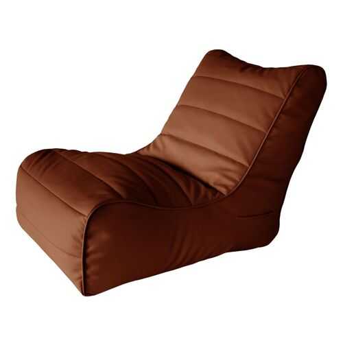 Кресло бескаркасное Папа Пуф Soft Lounger Brown, размер XL, экокожа, коричневый в ИКЕА