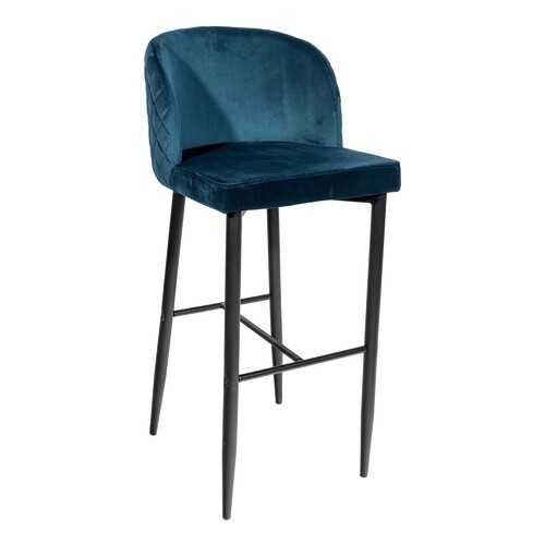 Мягкий барный стул STOOL GROUP MC11B HLR-63 Сине-зеленый, вельвет в ИКЕА